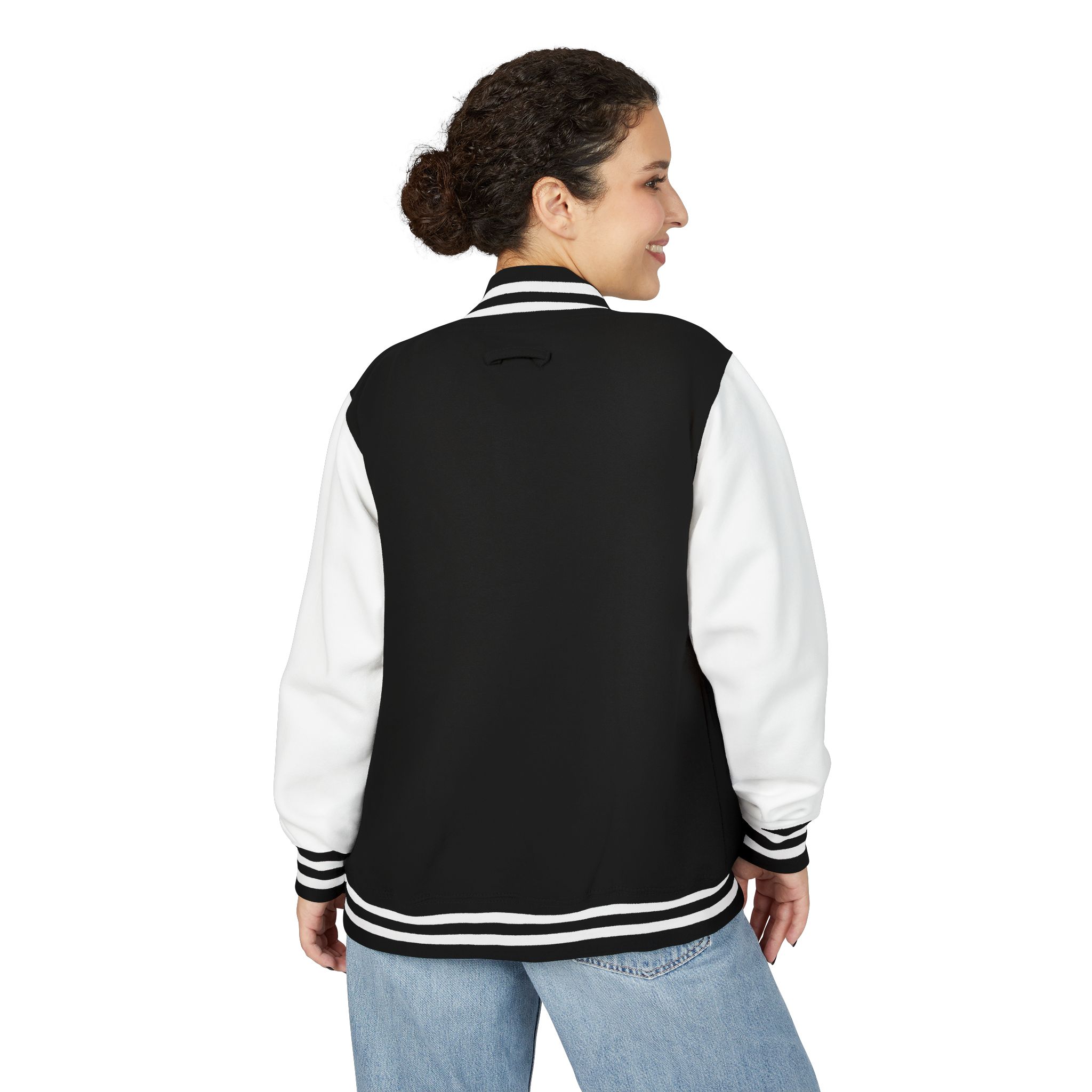 Unisex Heavyweight Letterman Jacket - Image 4