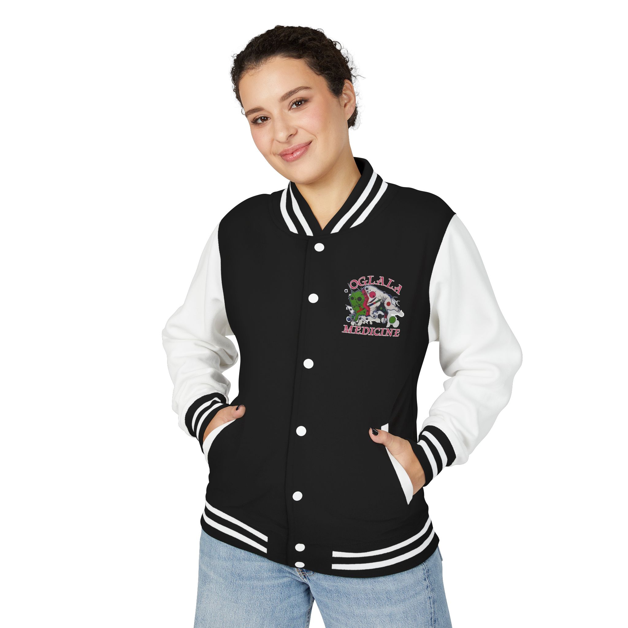 Unisex Heavyweight Letterman Jacket - Image 3